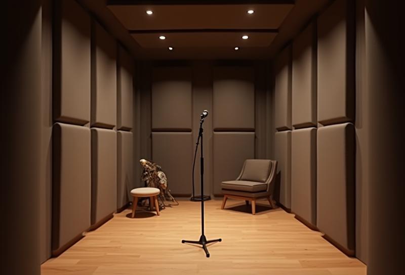 Cabine d'enregistrement acoustique